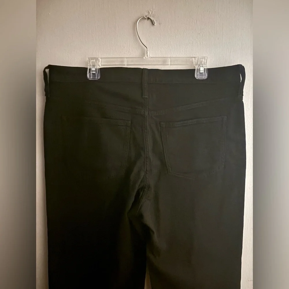 NWT J.Crew Slim-wide jean Black Size 32 Preppy Fall 2024 Stretch High Rise